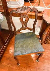 Antique Carved Side Chair