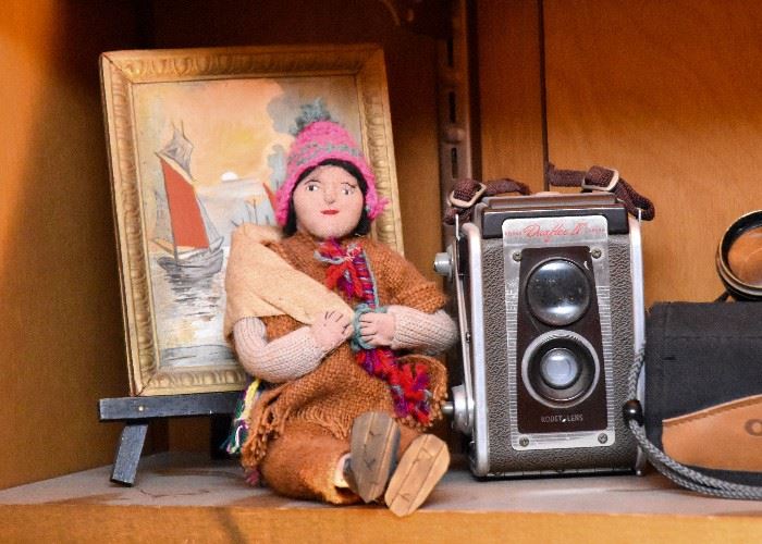 Vintage Cameras, Ethnic Doll, Home Decor