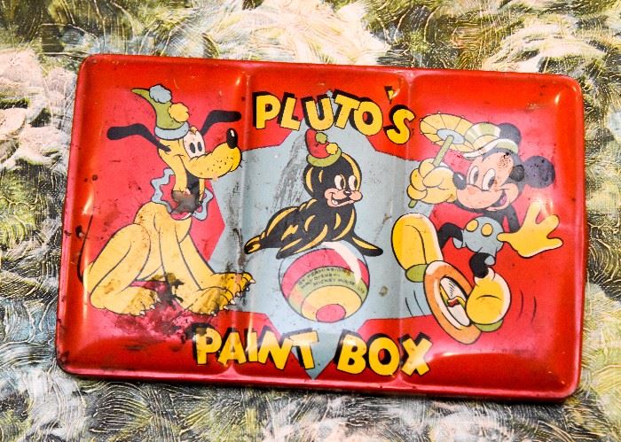 Vintage Pluto's Paint Box (Disney)