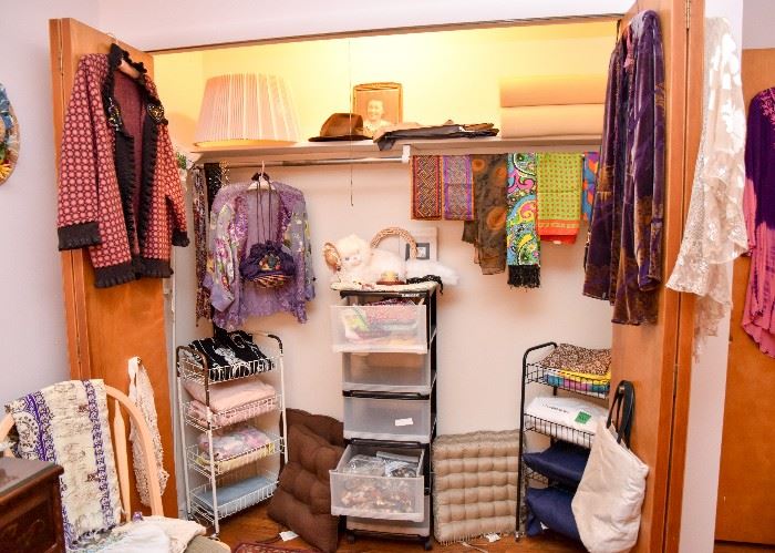 Women's Clothing, Storage Bins & Racks, Chair Cushions, Etc.