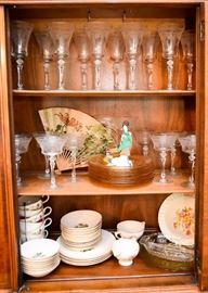 Vintage Stemware, Depression Glass, & China