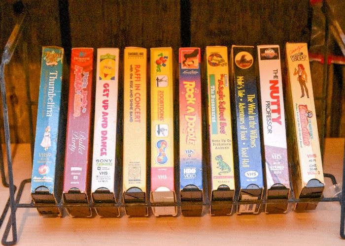 Children's VHS Tapes (Disney & Others)