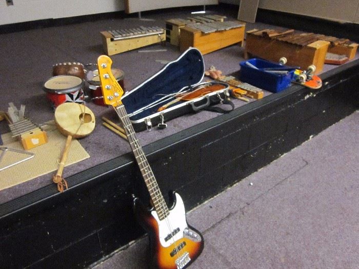 various musical instruments 