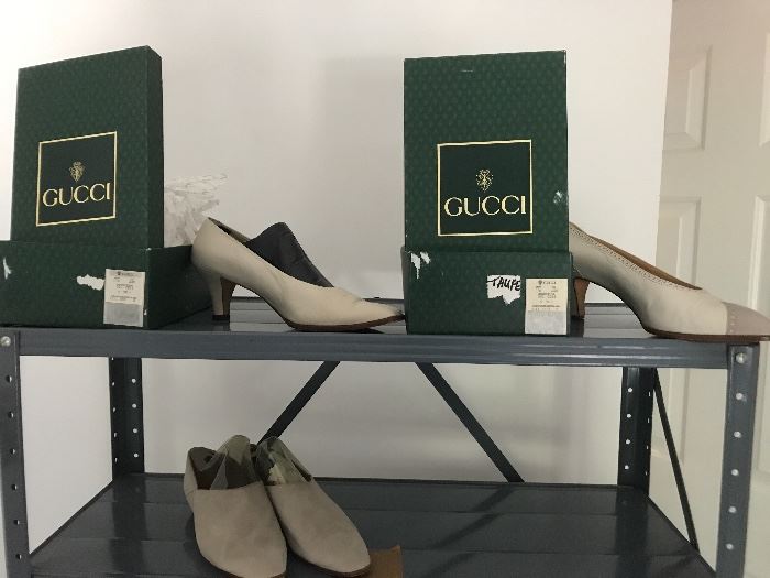 3 pair of Gucci women's shoes