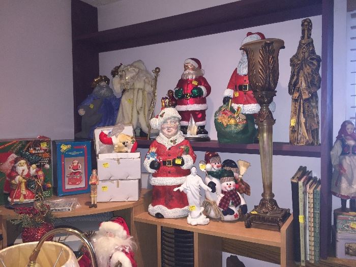 Decorative lamp, Santa Claus decorations 