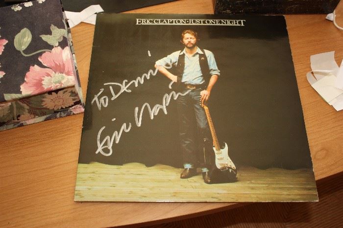Signed Eric Clapton "Just One Night"