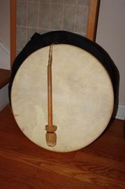 Rawhide ceremonial drum