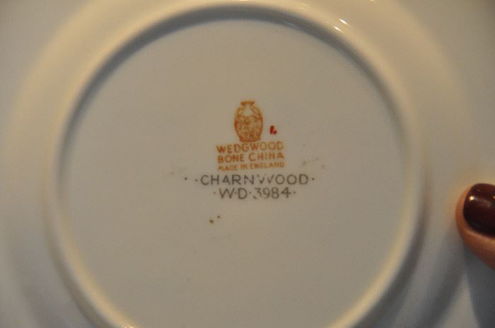 Lovely Wedgwood Bone China made in England.  Service for 12 with serving pieces.