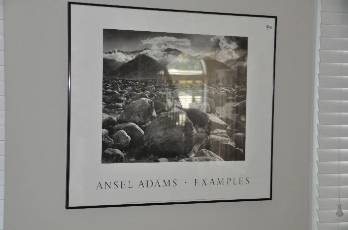 Framed Ansel Adams poster! 