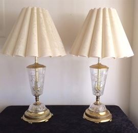 Cut-glass Table Lamps