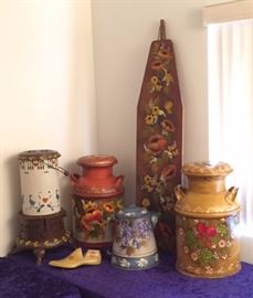"Tole" Decorated Items