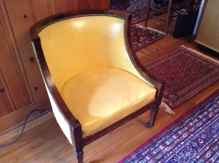 Mid-Century Vinyl Chair