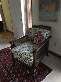 Chair, Persian rug