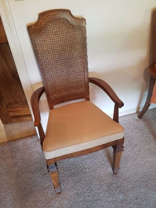 Dining room chairs x 6, in excellent condition