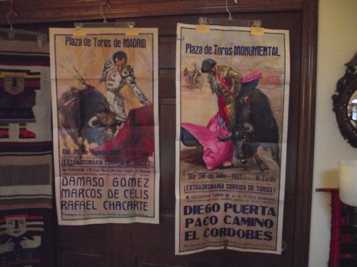 1967 Bullfighter posters (Spain)