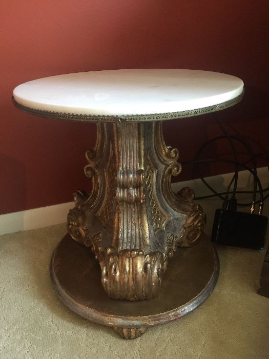 Antique table w/ marble top SOLD