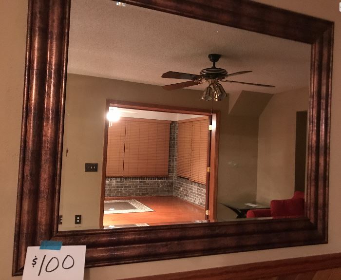 Beveled mirror $100