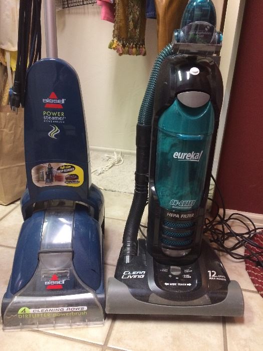 Steam cleaner and vaccuum