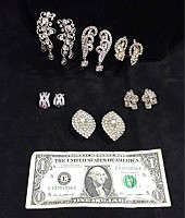 Lot 069 Faux Diamond Earrings