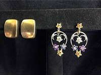 Lot 105 Floral Silver and Gold