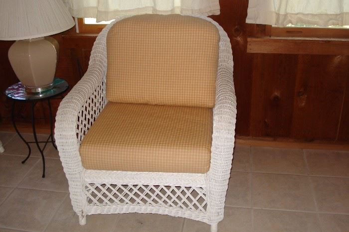 Matching Wicker Chair