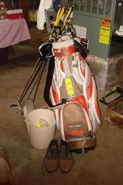 Set Golf Clubs, Shoes, Accessories