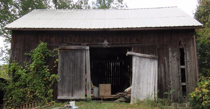 This Estate Sale features items from this barn built in 1863. Some barn siding will be available for purchase. 
