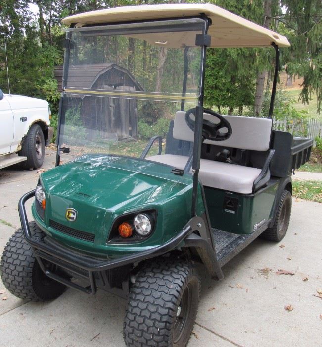 Cushman Hauler Pro Electric Golf Cart/Hauler, purchased less than one year ago, in like-new condition. See details on this model at https://www.cushman.com/vehicles/haulerr-pro