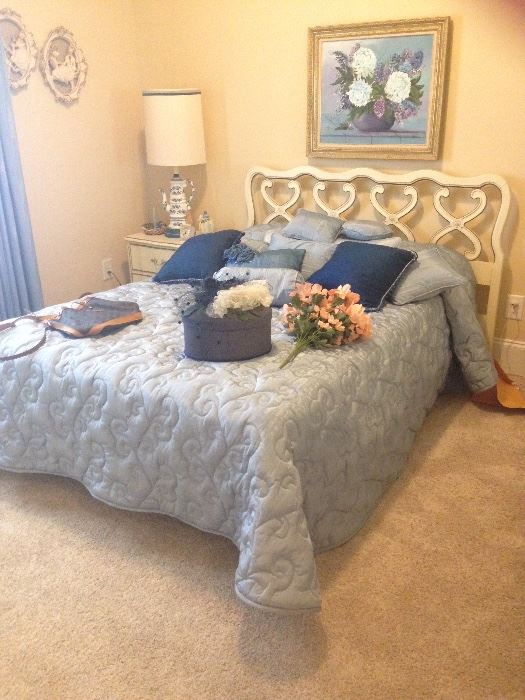 Beautiful mid-century queen size bed