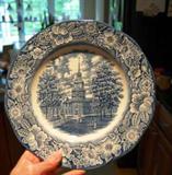 Royal Blue Ironstone Emoch Wedgwood, Tunstall, England Trade Mark Founded in 1835