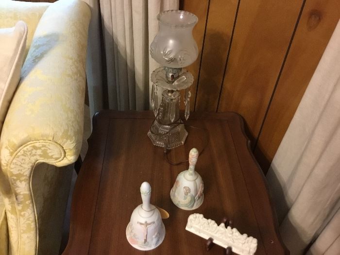 Vintage lamp and bells