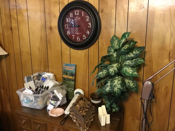Clock and miscellaneous