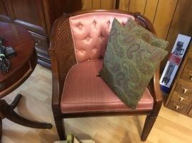 Occasional chair & pillows