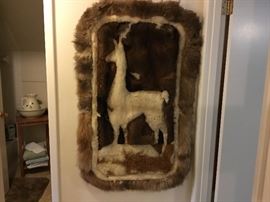 Llama wall hanging