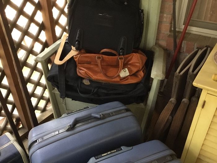 More newer and vintage suitcases