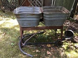 Vintage tub set