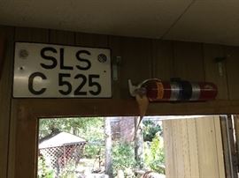 Above tool shed door