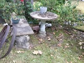 Older bird bath