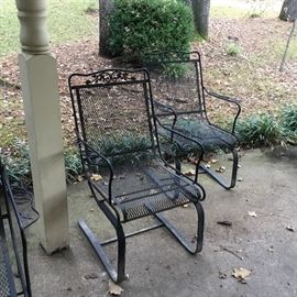 Chairs - wrought iron