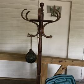 Vintage hat & coat rack