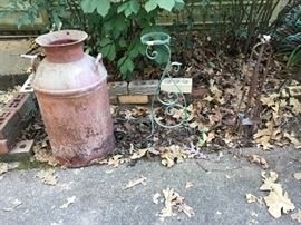 Vintage milk can & more