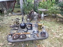 All kinds of vintage items from the tool shed!