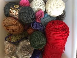 Tons of yarn!