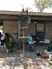 Modern Art display bird feeder