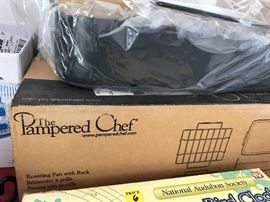 Pampered Chef roasting pan with rack
