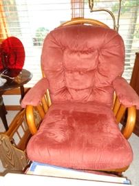 pair of these gliders w/ottoman