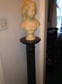 Pedestal and bust