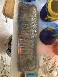 Arthur Court Pewter Elephant Dish