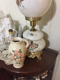pottery and gone with the wind lamps