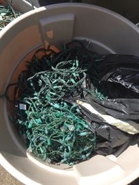 drums and drums of christmas lighting